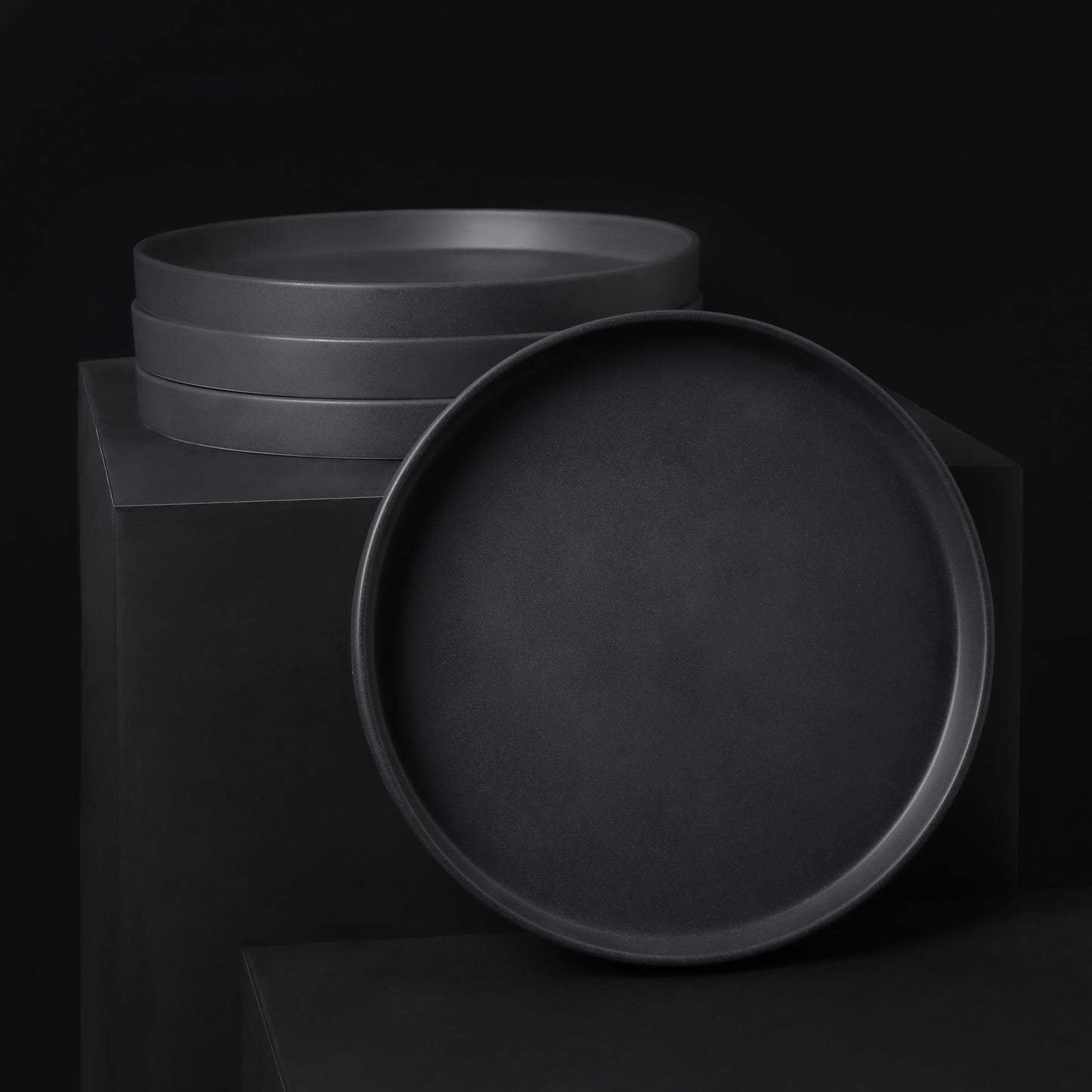 Modan Stoneware Dinnerware Set - Charcoal