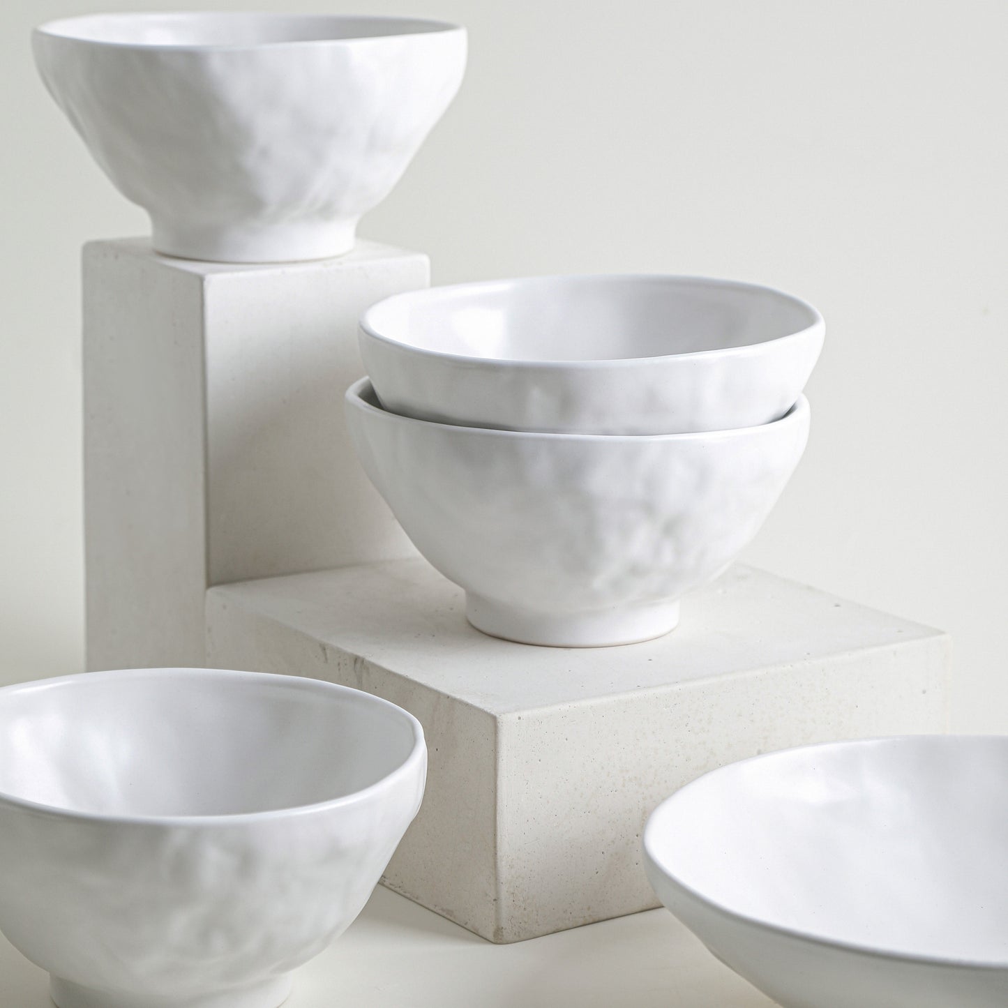 Nendo Stoneware Dinnerware Set - White